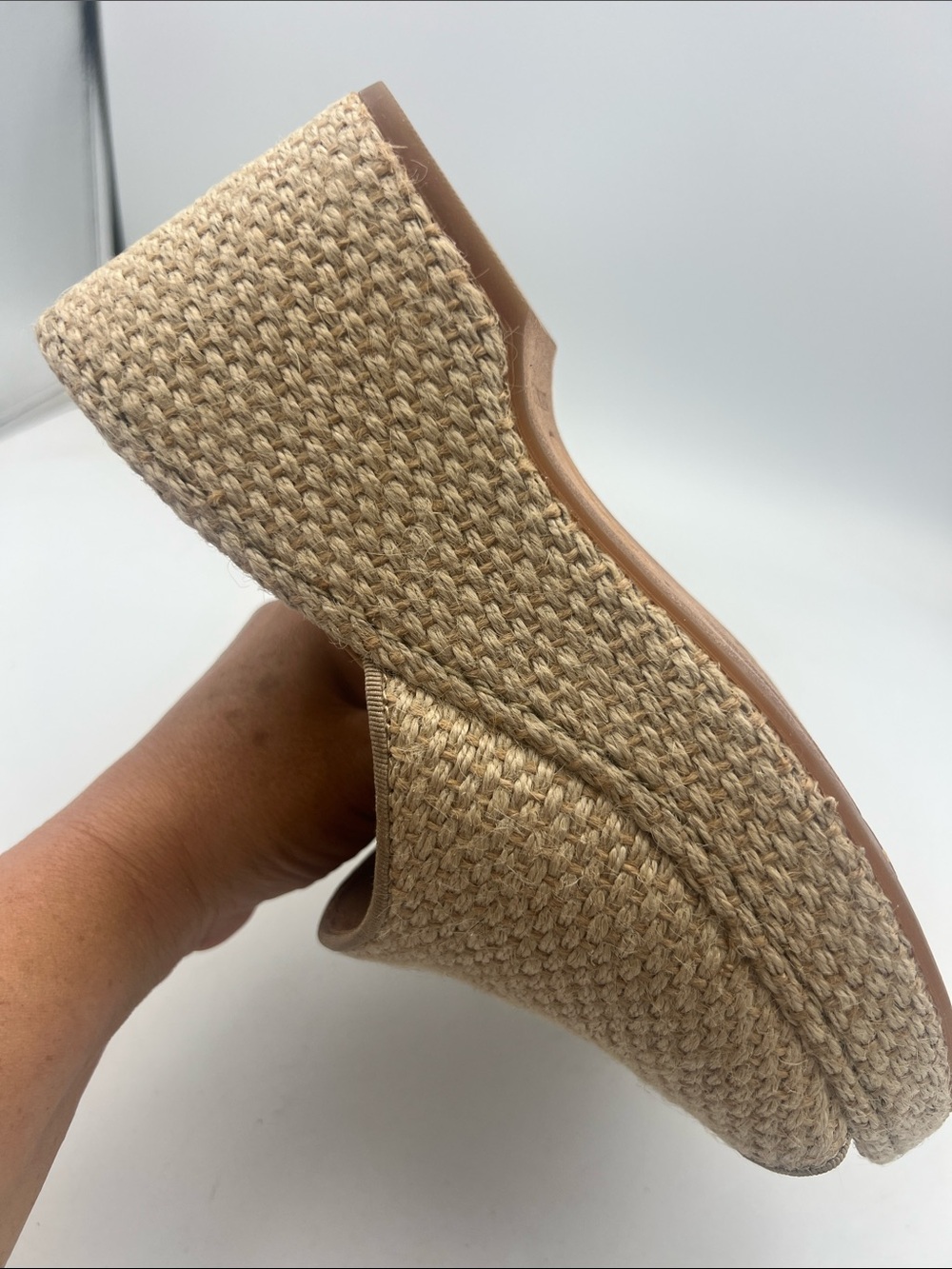 Børn "Lila" Raffia Wedge Sandals Women’s Size 8M - Picture 12 of 13
